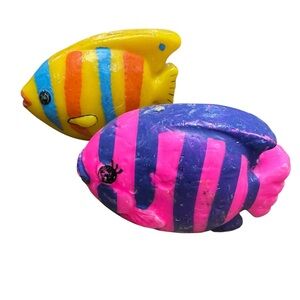 Colorful Tropical Fish Decorative Candles Set‎ of 2